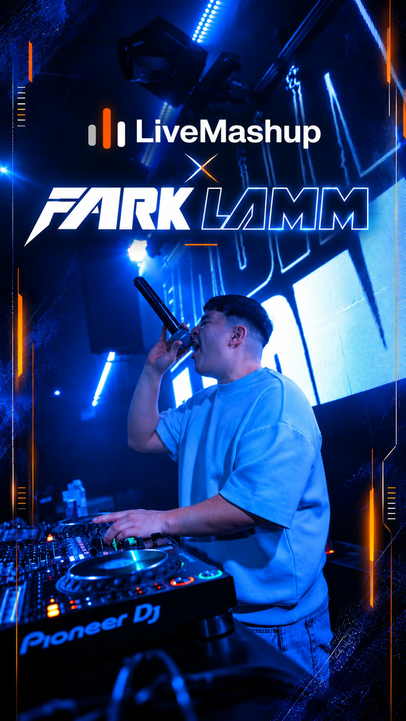 Portada de Reel con DJ Fark Lamm para LiveMashup